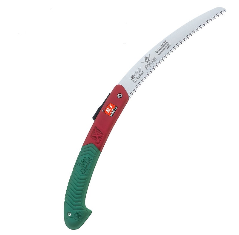 Samurai KISI FC-240-LH / 9 1/2" (24cm) Folding Curved Blade Saw Made in Japan - Image 1